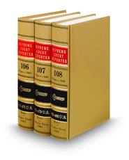 Supreme Court Reporter Bound Volume Legal Solutions