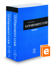 California Government Code, 2016 Ed. (C... | Legal Solutions