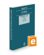 West's Iowa Probate Law and Rules, 2023 ed.