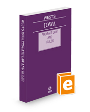 West's Iowa Probate Law and Rules, 2024 ed.