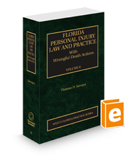 Florida Personal Injury Law and Practice, 2024-2025 ed. (Vol. 6, Florida Practice Series)