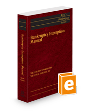 Bankruptcy Exemption Manual, 2024 ed. (West's® Bankruptcy Series)