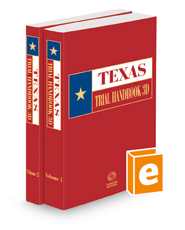 Texas Trial Handbook, 3d, 2022-2023 ed.