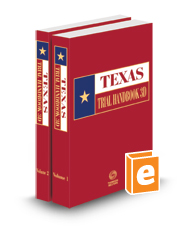 Texas Trial Handbook, 3d, 2023-2024 ed.