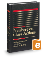 Newberg on Class Actions, 5th (Trial Practice Series)