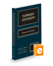 Summary Judgment: Federal Law & Practice, 2022 ed.