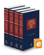 Criminal Procedure in New York, 2024-2025 ed.