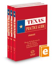 Probate, 2021-2022 ed. (Texas Practice Guide)