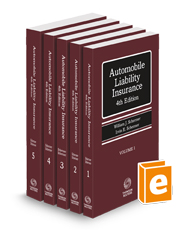 Automobile Liability Insurance, 4th, 2024-1 ed.
