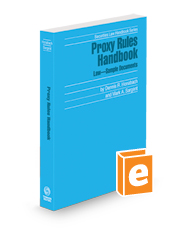 Proxy Rules Handbook, 2023 ed. (Securities Law Handbook Series)