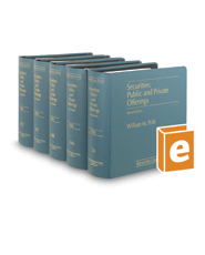 Securities: Public and Private Offerings, 2d (Vols. 24, 24A, 24B, 24C, 24D, 24E, 24F, and 24G Securities Law Series)
