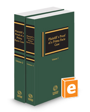 Plaintiff's Proof of a Prima Facie Case, 2024 ed.