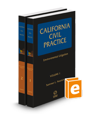Environmental Litigation (California Civil Practice), Spring 2024 ed.