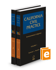 Environmental Litigation (California Civil Practice), Fall 2024 ed.