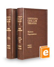 Business Organizations (Vol. 7 & 8, Louisiana Civil Law Treatise Series)