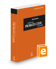 Hirsch & McGovern California Probate Code Annotated, 2022 ed. (California Desktop Codes)