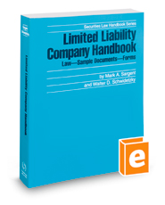 Limited Liability Company Handbook 201 Legal Solutions