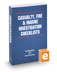 Casualty, Fire and Marine Investigation Checklists, 10th
