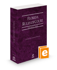 Florida Rules of Court - State, 2023 revised ed. (Vol. I, Florida Court Rules)