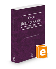 Ohio Rules of Court - State, 2025 ed. (Vol. I, Ohio Court Rules)