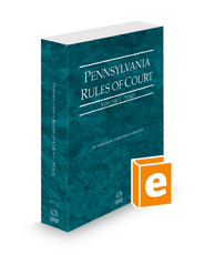 Pennsylvania Rules Of Court - State, 20... | Legal Solutions