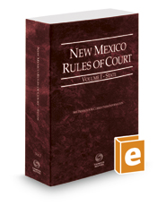 New Mexico Rules Of Court State 2019 Legal Solutions