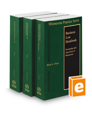 Minnesota Business Law Deskbook, 2021-2022 ed. (Vols. 20 & 20A, Minnesota Practice Series)