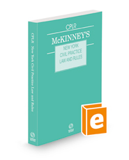McKinney's New York Civil Practice Law and Rules, 2021 ed.