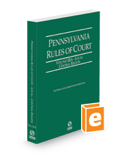 Pennsylvania Rules of Court - Local Central, 2024 ed. (Vol. IIIA, Pennsylvania Court Rules)