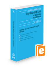 Partnership Law For Securities Practitioners, 2023-2024 ed.