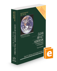 Clean Air Act Handbook, 31st (Environmental Law Series)
