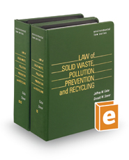 Law of Solid Waste, Pollution Prevention and Recycling (Environmental Law Series)