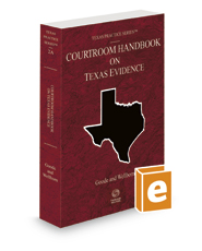 Courtroom Handbook On Texas Evidence, 2... | Legal Solutions