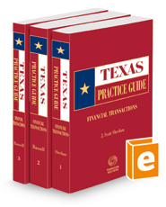 Financial Transactions, 2021-2022 ed. (Texas Practice Guide)