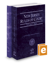 New Jersey Rules of Court State and F Legal Solutions