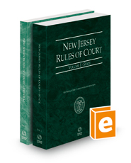 New Jersey Rules of Court - State and Federal, 2023 ed. (Vols. I & II, New Jersey Court Rules)