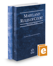 Maryland Rules of Court - State and Fed... | Legal Solutions