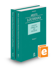 West's Louisiana Statutory Criminal Law and Procedure, 2024 ed.