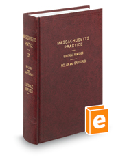 Equitable Remedies, 3d (Vol. 31, Massachusetts Practice Series)