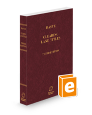 Basye Clearing Land Titles, 3d, 2024-2025 ed.