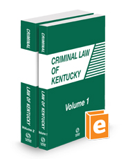 Criminal Law of Kentucky, 2024 ed.