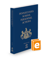 Pennsylvania School Personnel Actions, 2023-2024 ed.