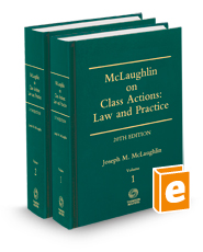 McLaughlin on Class Actions: Law and Practice, 20th