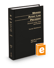 Modern Patent Law Precedent: Dictionary of Key Terms and Concepts, 23rd