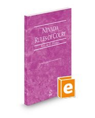 Nevada Rules of Court - Federal, 2023 ed. (Vol. II, Nevada Court Rules)