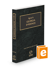 Agnor's Georgia Evidence, 2021-2022 ed.