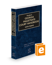 Purdom's Georgia Magistrate Court Handbook with Forms, 2021-2022 ed.