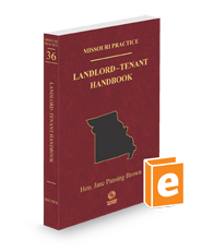 Landlord-Tenant Handbook, 2023-2024 ed. (Vol. 36, Missouri Practice Series)