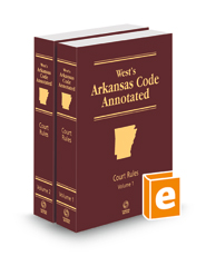 Arkansas Code Annotated Court Rules, 2023 ed.