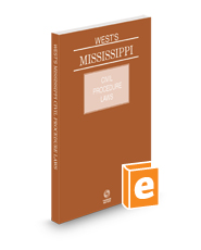 Mississippi Civil Procedure Laws, 2024 ed.